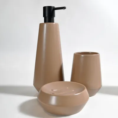 Produktbild von Spirella - Joshua Cappuccino Becher aus Keramik 300 ml, Elegant und Praktisch