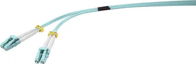 Produktbild von Renkforce RF-4491748 Glasfaser LWL Anschlusskabel 1.00 m Aquablau [1x LC-Stecker - 1x LC-Stecker] 50/125 µ Multimode OM