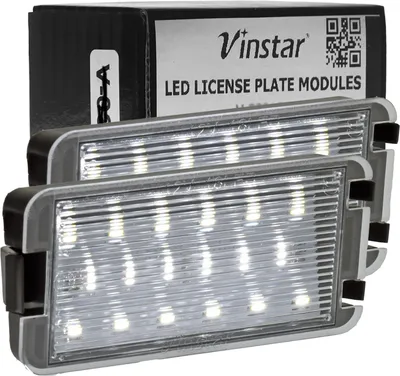 Produktbild von Vinstar LED Kennzeichenbeleuchtung kompatibel mit Seat Altea Arosa Cordoba Ibiza Leon ToVinstar LEDo