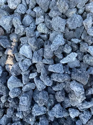 Produktbild von Rotopor Lava Körnung 16-32 mm Lavakies Kies Mulch Lavasplitt Eifellava anthrazit 1000L BigBag