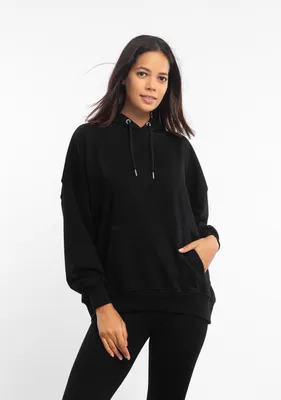 Produktbild von Hoodie mit Tunnelzug-Kapuze und Tasche