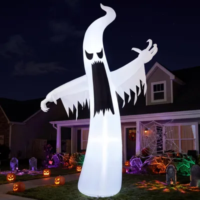 Obrázok produktu pre Solidchoice - Nafukovateľná strašidelná dekorácia na Halloween, 3,6 metra, určená na vonkajšie použitie