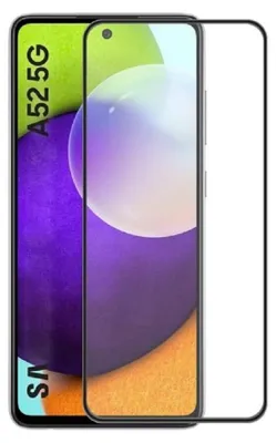 Produktbild von 6x 9H Hartglas für Samsung Galaxy A52 FULL COVER Schutzfolie Schutzglas SW Displayglas Tempered Glasfolie Panzerglas Sicherheitsglas Echtglas Displayschutz Panzerfolie