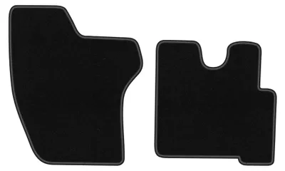 Imagen del producto de Alfombrillas delanteras de moqueta punzonada para VW LT II 1996-2006 (van) – 2 piezas, negras, a medida – Wielganizator BASIC