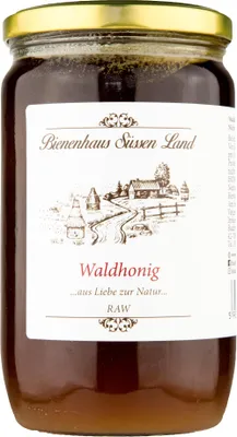 Produktbild von Reinste Natur: 1kg Sweet Land Apiary Roh & Pure Waldhonig aus Nektar und Honigtau