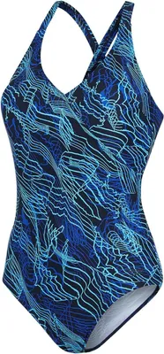 Immagine prodotto di SPEEDO 8-12958H132 Costume da Bagno Donna, Turchese, Taglia 36