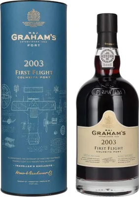 Produktbild von W. & J. Graham's FIRST FLIGHT Colheita Port 2003 20% Vol. 0,75l in Geschenkbox
