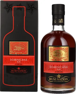 Produktbild von Rum Nation Dominicana 8 Years Old Limited Edition 40,9% Vol. 0,7l in Geschenkbox