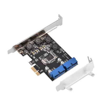 Obrázok produktu pre PCI-E adaptér,PCI-E karta,PCI-E USB 19 Pin,PCI-E USB Low profile,PCI-E USB 3.0 19 Pin,PCI Express USB 3.0,PCI-E USB 3.0 Header,PCI-E USB 3.0 karta