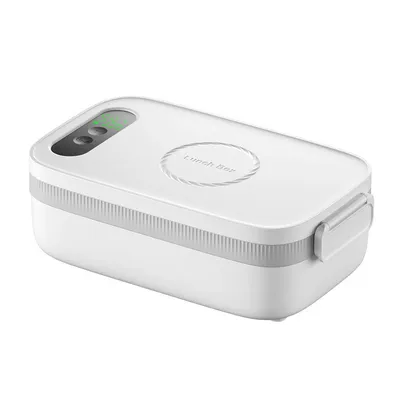 Produktbild von Beheizte Lunchbox 1 L, 10 W, Edelstahl – tragbarer Speisenwärmer mit 7-Timer, ideal für Büro, Picknick, Auto & Arbeit
