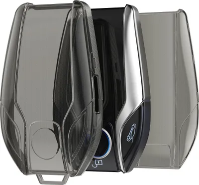Produktbild von kwmobile Schlüsselhülle für BMW Display Key Autoschlüssel Hülle - Autoschlüssel Schlüssel Hülle aus TPU Silikon - Schlüsselschutz Gehäuse in Schwarz