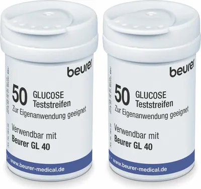 Produktbild von Beurer Gl40 Blutzuckerteststreifen 100 St