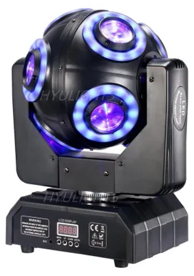 Obrázek produktu pro Efekt jevištního reflektoru, ovládání DMX, neomezený pohyb, zástrčka EU