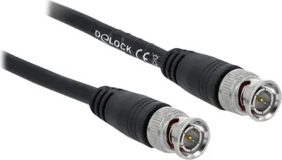 Produktbild von DELOCK - Videokabel - BNC (M) bis BNC (M) - 10,0m - Koax - Schwarz (80085)