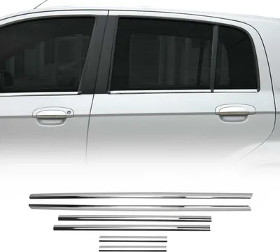Zdjęcie produktu dla Listwy okienne do Hyundai Getz 2002-2011 stal nierdzewna chrom 6szt