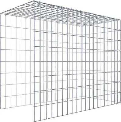 Produktbild von Anbaugabione Typ 4 100 cm x 80 cm x 50 cm (L x H x T), Maschenweite 5 cm x 10 cm, C-Ring