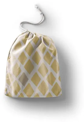 Produktbild von Wiederverwendbare Baumwolltasche mit Kordelzug