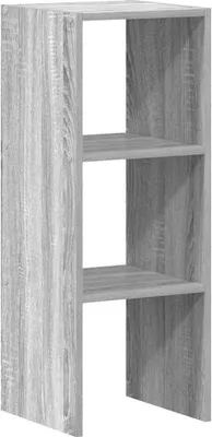 Immagine prodotto di vidaXL Libreria impilabile Grigio Sonoma 30x30x80 cm Materiale a base di legno