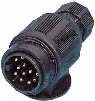 Produktbild von 13-pol KFZ Anhängerstecker - Sichere Schraubverbindungen S13