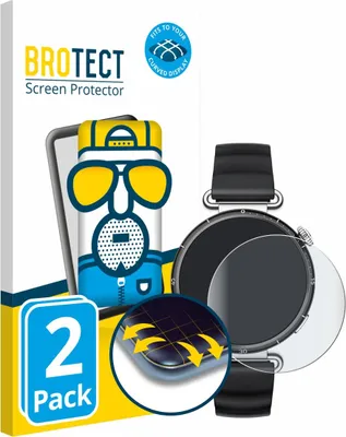Produktbild von 2x BROTECT Fullscreen Schutzfolie für Huawei Watch GT 6 / GT 7 (41 mm) Displayschutz Folie Fullcover Matt Entspiegelungsfolie