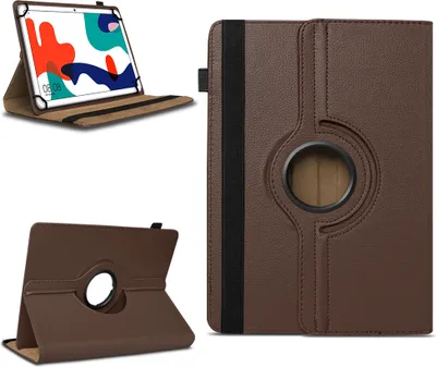 Produktbild von Tablet Tasche für Tabwee Tablet T90 / W90 Hülle Schutzhülle Schutz Drehbar CaseFarben:Braun