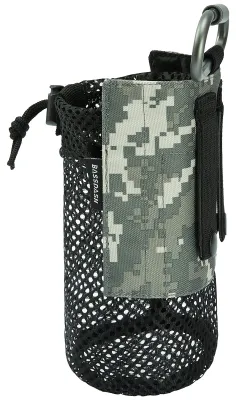 Imagen del producto de Bolsa táctica MOLLE para botella de agua, con gancho para colgar, ideal para actividades al aire libre