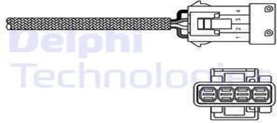 Produktbild von Delphi Lambdasonde beheizt Planarsonde 4-polig 550 mm