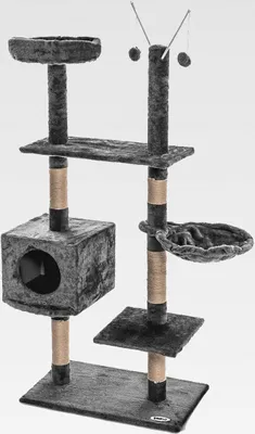 Produktbild von Katzenkratzbaum Kratzbaum Katzenbaum 150 cm Spielbaum Kletterbaum für Katzen Grau
