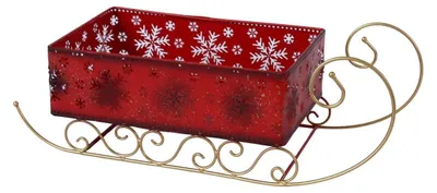 Produktbild von Roter Metall-Schubladenschrank, 46 x 20 x 17 cm