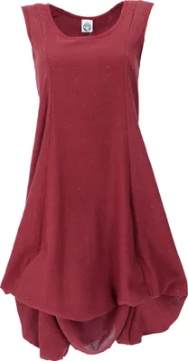 Produktbild von Langes Wandelbares Sommerkleid, Boho Maxikleid - Rot, Damen, Baumwolle, Größe: S