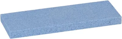 Produktbild von Schleifstein Aluminiumoxid, Körnung 150, 70x25x4 mm, blau, für Feinschliff