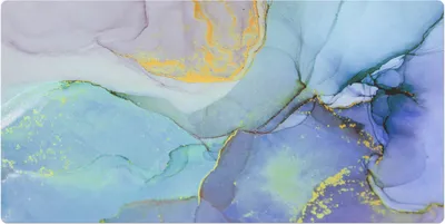 Produktbild von Abstraktes Aquarell– Schreibtischunterlage – Schreibtisch Tischunterlage – 120x60 cm – Unterlage Groß Schreibtischmatte