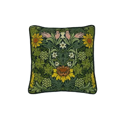 Produktbild von Bothy Threads Gobelin-Stickkissen Set "Sonnenblumen", 35.5x35.5cm, TAC4, Stickbild vorbedruckt