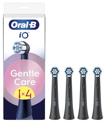 Productafbeelding van Oral-B iO opzetborstel, Gentle Care, 6 stuks, zwart