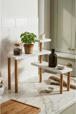 Produktbild von Skye Decor, Hochwertiges Küchenshelf (3 Stück), Weiß, 66 cm | 100% Melamin beschichtet