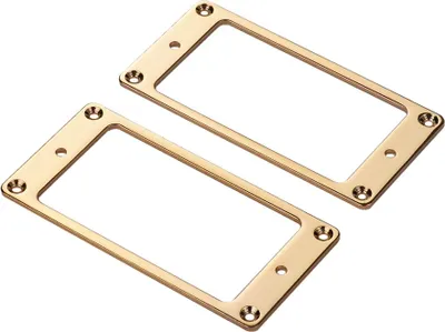 Image de Jeffergarden 2 ST��CKE Métal Anneaux de montage Humbucker Cuivre Cadre Set pour Guitare Électrique Pièces de rechange Accessoires (GOLD)