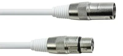 Produktbild von EUROLITE DMX Kabel XLR 3pol 1m weiß