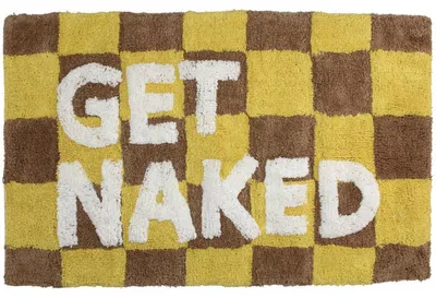 Imagen del producto de Alfombra "Get Naked" - Algodón - Multicolor - 50 x 80 cm