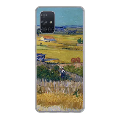 Produktbild von MuchoWow® Handyhülle Schutzhülle Hülle für Samsung Galaxy A51 Die Ernte - Vincent van Gogh Silikon Softcase Handy Hülle - Schutzabdeckung