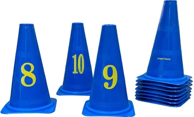 Produktbild von Sport-Thieme Markierungskegel-Set "Zeichen", Zahlen 0-10