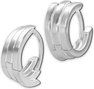 Image de SilberDream Créoles 925 Bijoux en argent Retour 16mm Boucles d'oreilles Femme SDO4278J