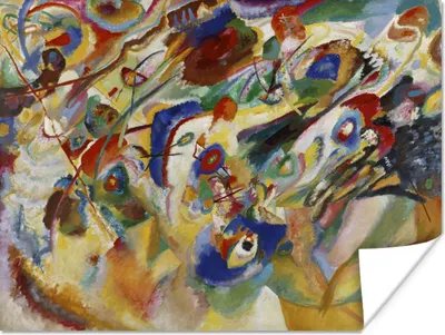 Produktbild von MuchoWow® Poster Skizze 2 für Komposition 7 - Kandinsky 120x90 cm - Wandbild