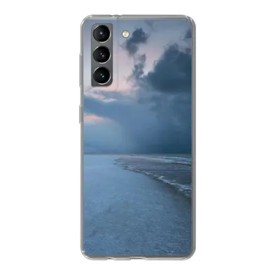 Produktbild von MuchoWow® Handyhülle Schutzhülle Hülle für Samsung Galaxy S21 Nordsee - Sturm - Wasser Silikon Softcase Handy Hülle - Softcase