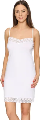 Image de Merry Style Jupon pour femme Jupon à bretelles réglables MS10-400(Blanc, S)