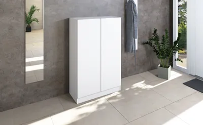 Produktbild von Schuhschrank, Kommode "Vaasa" 2-türig, weiß-matt