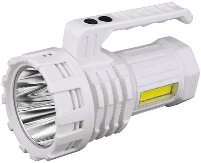 Immagine prodotto di Lampada LED da ricerca, lampada LED portatile, super luminosa 600 lm a batteria, lampada multifunzionale da campeggio, lampada da lavoro, impermeabile IPX4, bianca