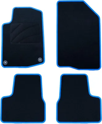 Produktbild von Auto-Fußmatten-Set OCC Motorsport OCCPG0008BL Blau 5 Stücke