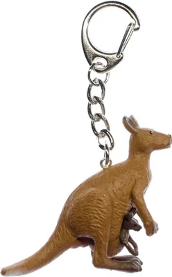 Produktbild von Känguru Schlüsselanhänger Miniblings Anhänger Schlüsselring Australien Gummi
