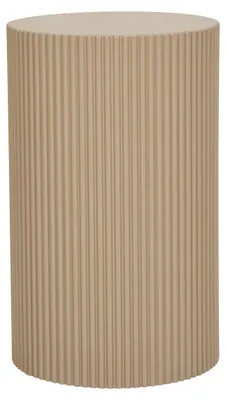 Zdjęcie produktu dla Farense - Stolik pomocniczy z MDF w kolorze ciemnego piasku ø30x50 cm