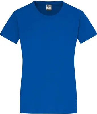Produktbild von Ladies' Slim Fit-T Figurbetontes Rundhals-T-Shirt royal, Gr. XL